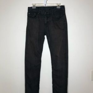 Prada Faded Black Slim Fit Jeans 100% Cotton 30